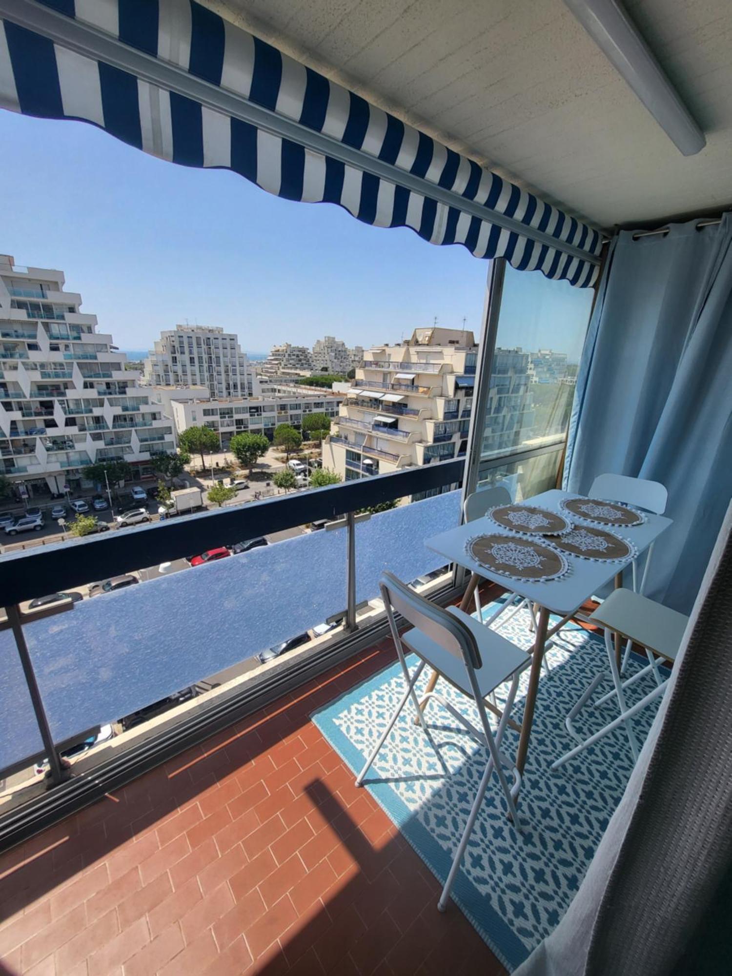 Appartement Lumineux Avec Vue Sur Mer A 50 M De La Plage Et Du Centre La Grande-Motte Exterior foto